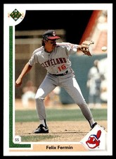 1991 Upper Deck Felix Fermin Cleveland Indians #104