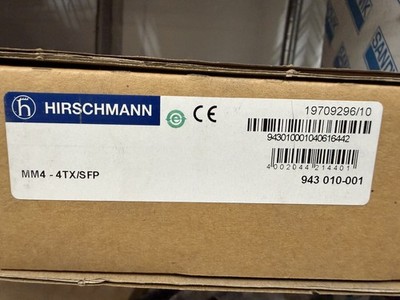 Hirschmann MM4-4TX/SFP New open box.  Still in factory wrapping
