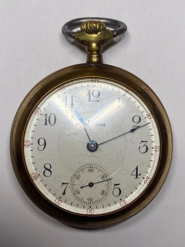 Antique Waltham 17 Jewels Gold Filled Pocket Watch, Doesn't Run (33-#08)
