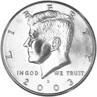 2003 D Kennedy Half Dollar Uncirculated from Mint Set