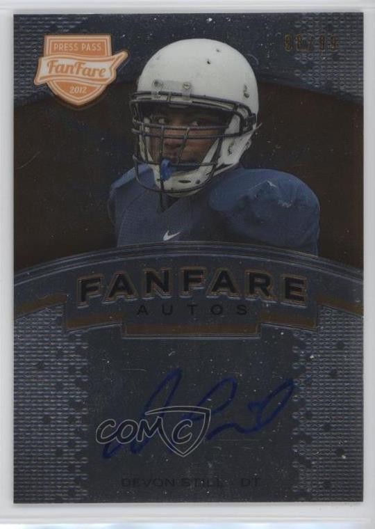 2012 Press Pass Fanfare Bronze 98/99 Devon Still #DS Rookie Auto RC 4f5