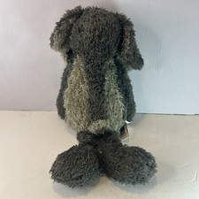 Juguete Manhattan 2001 vintage gris peludo felpa elefante gris pierna larga 20" - usado en excelente estado