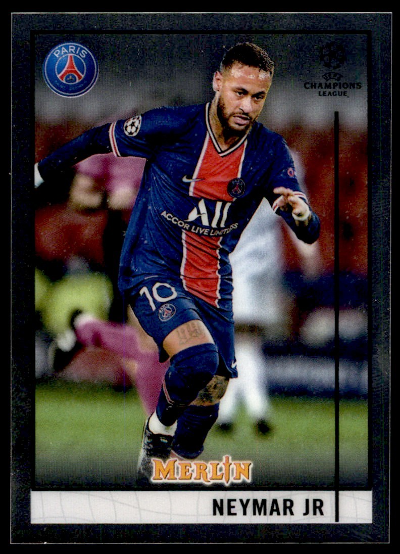 2021 Topps Merlin Collection Chrome Uefa Champions League Neymar Jr. Parris