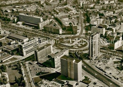 BERLIN  CITY Fliegeraufnahme Ernst-Reuter-Platz Strasse-d.-17.-Juli