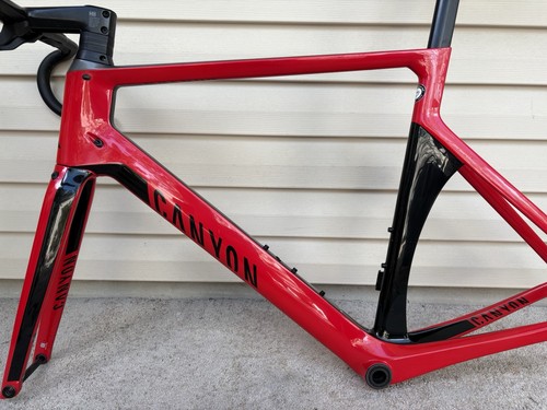 2022 Canyon Aeroad CF SLX Carbon Disc Brake Frameset Size L. Extras. - Picture 3 of 14