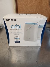 Netgear Orbi RBK43 RBR40  2x RBS20 WiFi 5 AC2200 3-pack Tri-Band Mesh System