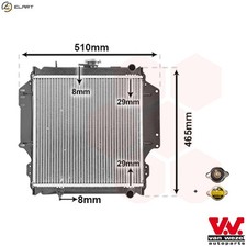 RADIATOR ENGINE COOLING 52002012 FOR SUZUKI SAMURAI/SUV/Closed/Off-Road SJ413
