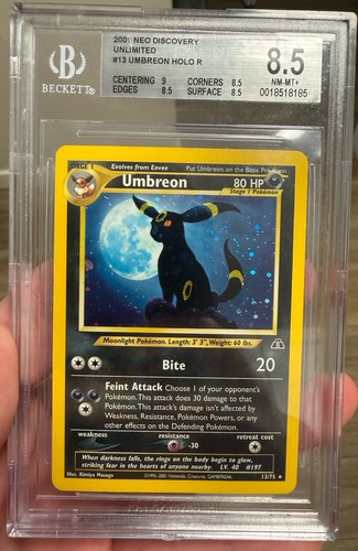 Umbreon (Unlimited) graded BGS 8.5 for sale on eBay