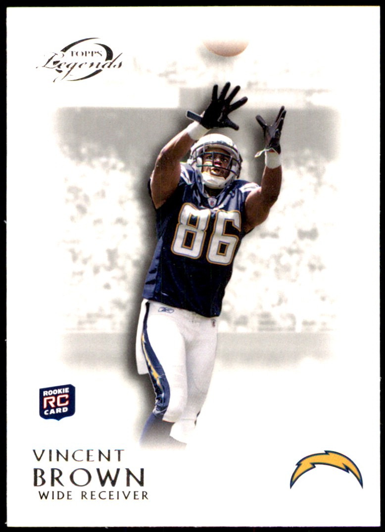 Vincent Brown Topps Legends #3 Base