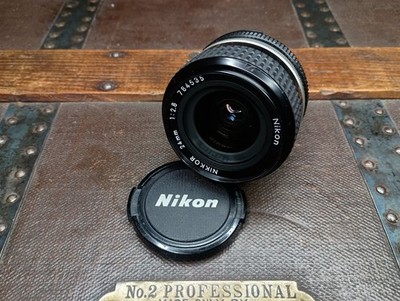 1980s Nikon Ai-s Ais Nikkor 24mm f/2.8 MF Wide Angle Prime Lens