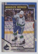 2020-21 O-Pee-Chee Platinum Marquee Rookies Blue Surge Olli Juolevi #189 06rp