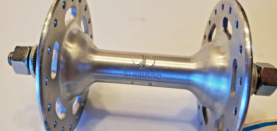 NOS Shimano Road Touring Bicycle Front Hub 36H 5/16" Axle High Flange Schwinn - Image 2 of 4