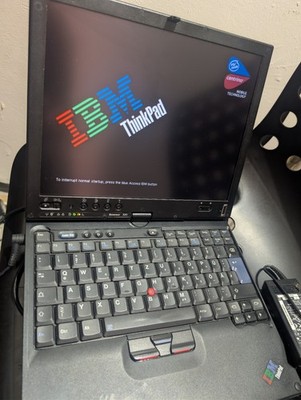 Lenovo ThinkPad X41 Notebook/Laptop mit IBM ThinkPad Bootscreen