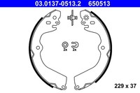 1X ATE 03.0137-0513.2 Bremsbackensatz FüR Nissan