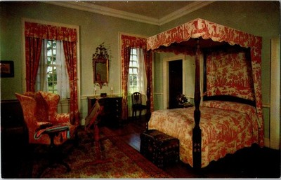 The Mother's Room Stratford Hall Westmoreland County Virginia Chrome Postcard