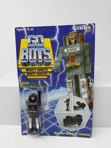 Vtg Go Bots Loco Train Sealed MR-05 1983 Tonka Bandai New On Card!