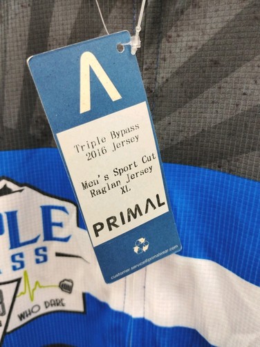 NWT Primal Wear Cycling Jersey Full Zip Evergreen Colorado Triple Bypass Sz-XL - Picture 4 of 10