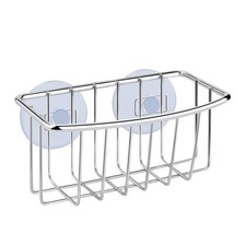 Sponge Holder for Kitchen Sink, Kitchen Sink Caddy with 2 Suction Cups