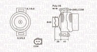 Magneti Marelli Lichtmaschine Generator FüR BMW 3Er E90 325I 330I E93 E60 525I