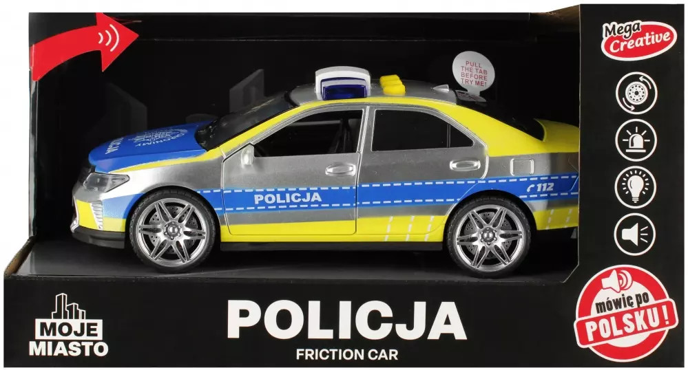 5904335885927 Auto Policja Moje Miasto Mega Creative 520399 Mega Creative