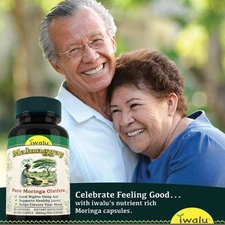 Organic Moringa Capsules - IWALU Official | FAST FREE SHIPPING Same Day