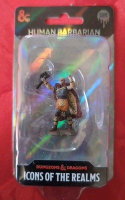Menschlicher weiblicher Barbar - Icons of the Realms Premium Figuren W7 D&D Mini Q406