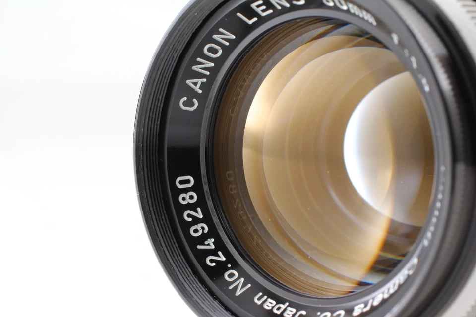 [COMO NUEVO con filtro de capucha] Lente Canon 50 mm f1,8 LTM L39 Leica Montaje con tornillo de JAPÓN Foto 4 de 4