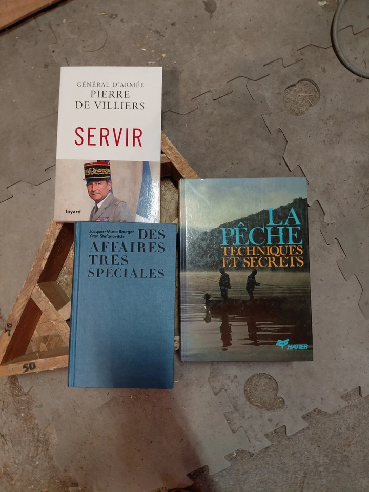 lot de livres servir, la pêche technique secrète et des affaires tres spéciales - Photo 1/2