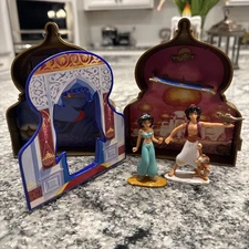 Vintage 1992 Disney Mattel Once Upon A Time Aladdin Playset W/ Figures #08