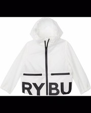 100 Authentic Burberry Kids Baby 2Y Seth Hooded Logo Windbreaker Jacket Coat