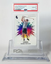 2024 Panini Prizm Liv Golf Bubba Watson SSP White Color Blast PSA 10