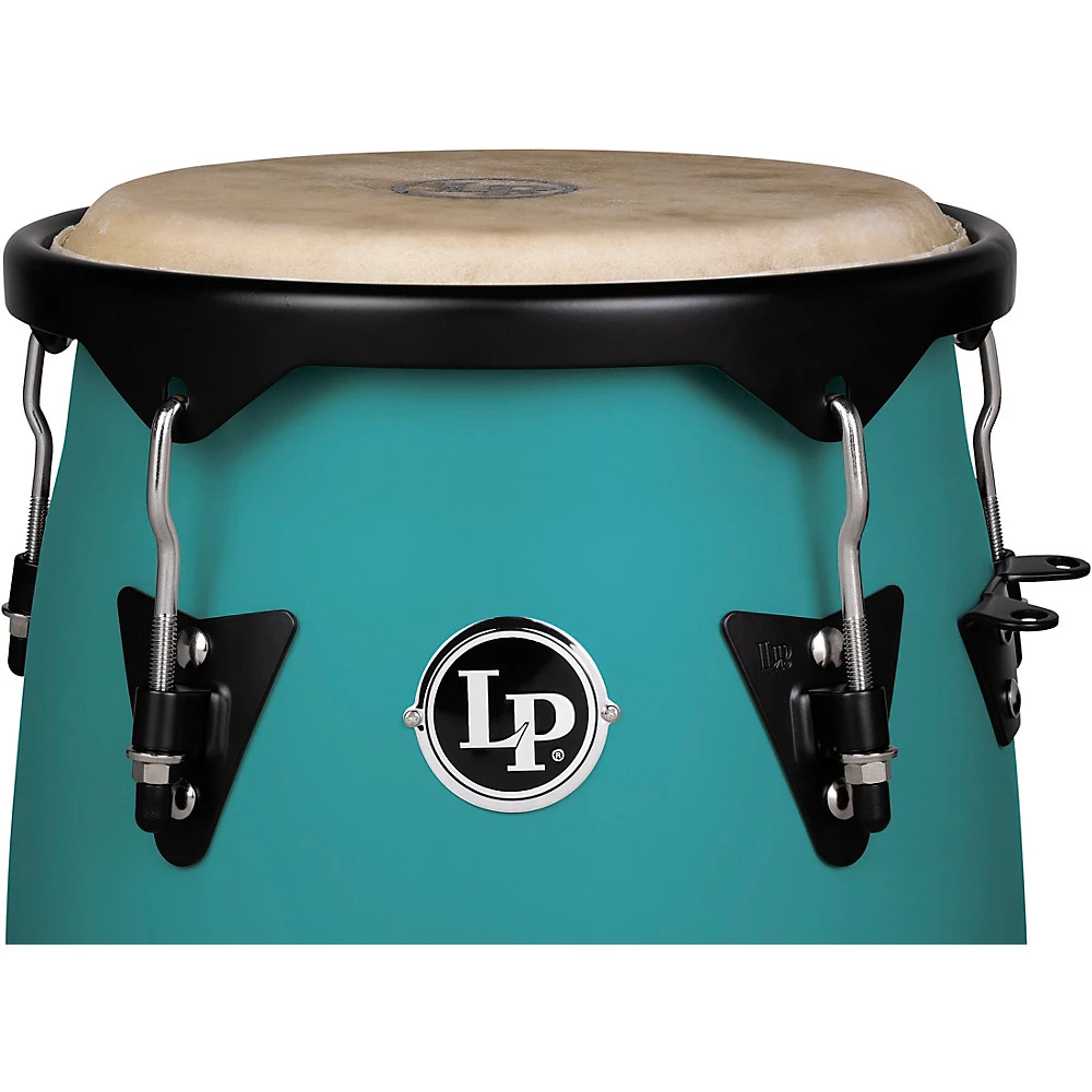 LP Discovery Conga Set with Double Conga Stand 10 and 11 in. Sea Foam