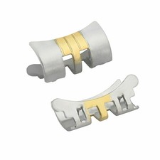 2 - 13MM END PIECE LINK FOR LADY JUBILEE WATCH BAND 26MM ROLEX DATE DATEJUST T/T