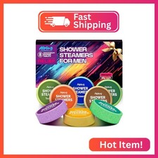Shower Steamers for Men 8 Pack - Gifts for Men, Shower Bombs Aromatherapy with E