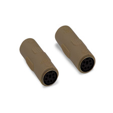 1in Mini DIN 6 Female to PS2 Female Adapter - Beige