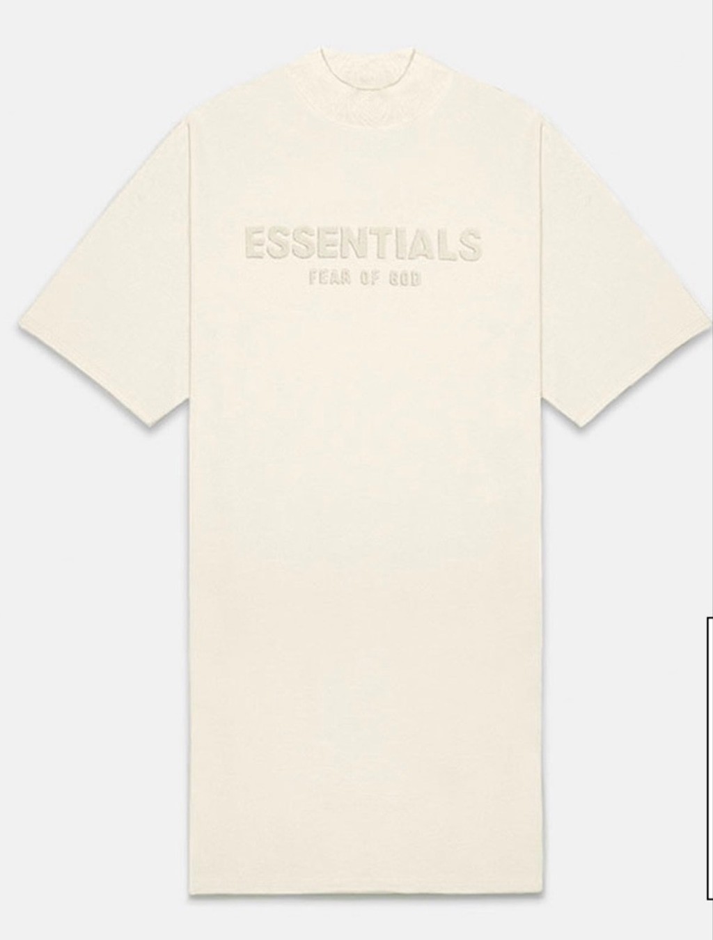 FEAR OF GOD ESSENTIALS | Egg Shell T-Shirt Dress XS thumbnail 5