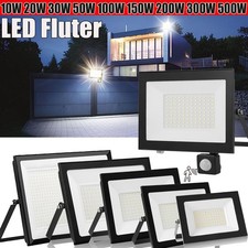 LED Außenleuchte Strahler Fluter 10W-500W ohne/mit Bewegungsmelder Scheinwerfer