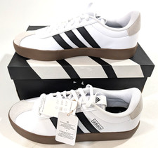 Adidas VL Court 3.0 Men's Athletic Shoe White Black Gum Sneaker Trainers NEW