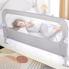 Baby Bed Rail Guard for Toddlers - 47" Toddler Bed Side Rails for Twin, Full, Qu