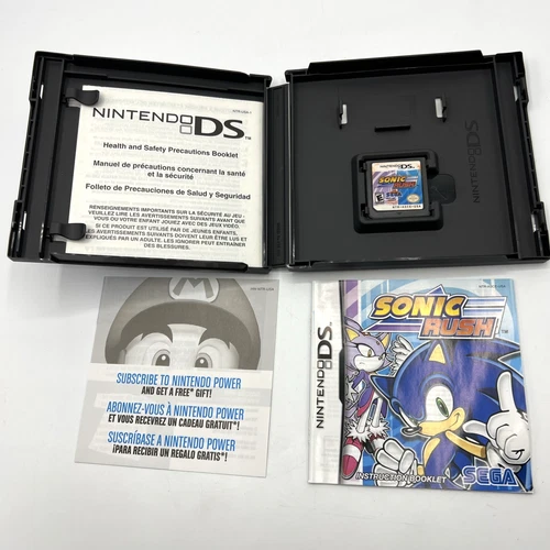 Nintendo DS Sonic Rush Sega Video Game Complete