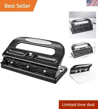 High-Volume 3-Hole Punch - Pack of 6, Perfect for Binders, 30 Sheet Capacity