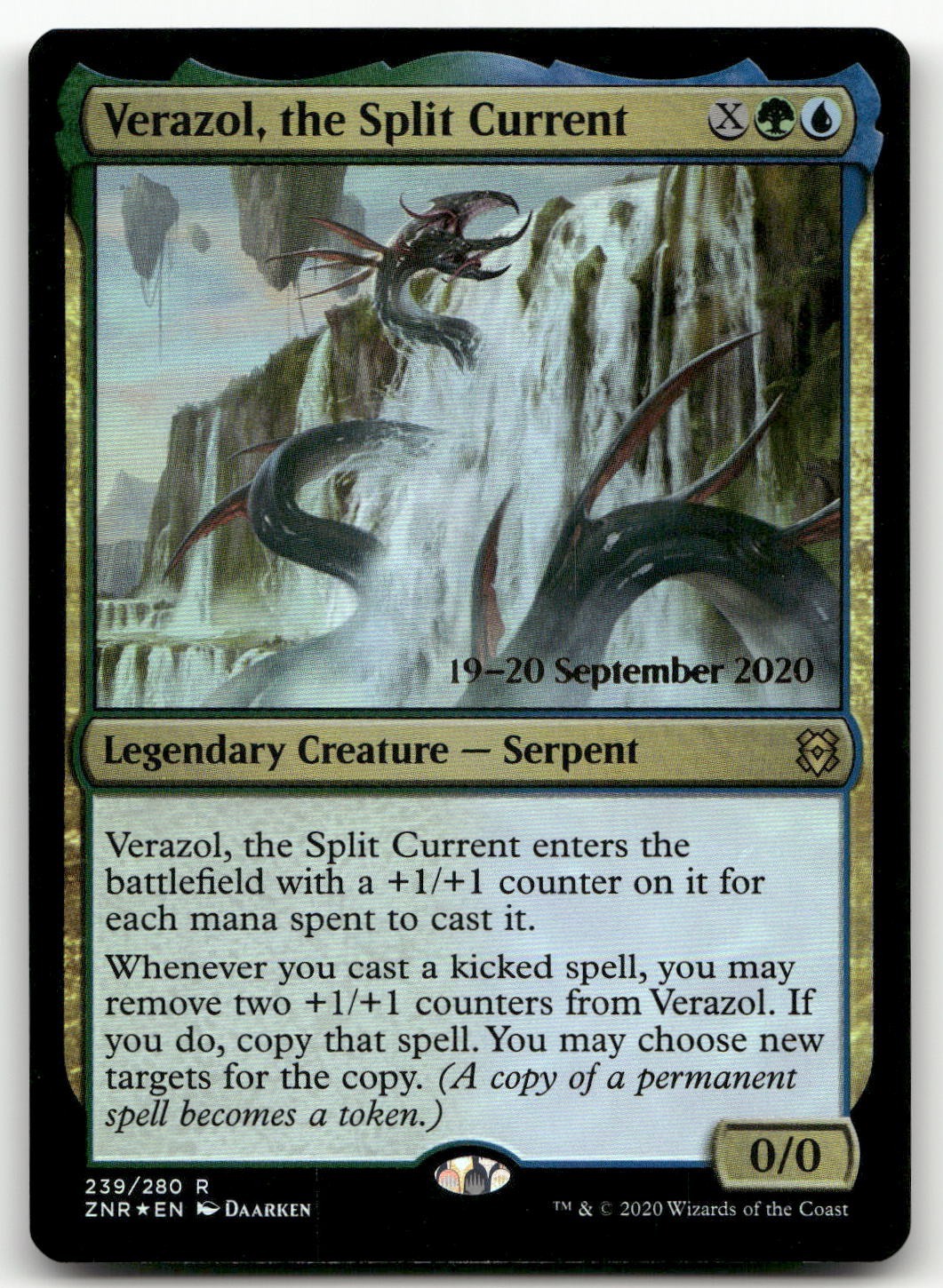 Verazol, the Split Current #239 (Foil) (LP) Prerelease Cards PRE Magic MTG