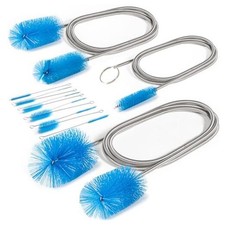 Cleaning Brush,13Pcs Stainless Steel Nylon Brush Set,Flexible and Portable