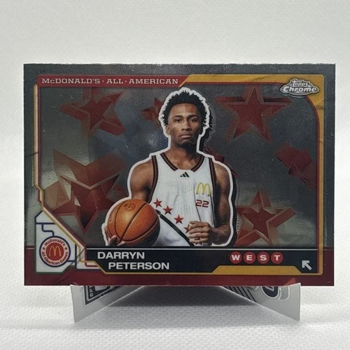 2025 Topps Chrome McDonald's All American Darryn Peterson #50!