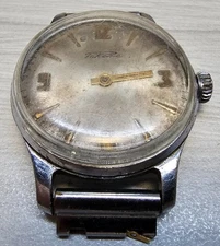 Rare Vintage Mechanical Watch Raketa 1 MChZ Movement Soviet Old USSR for parts