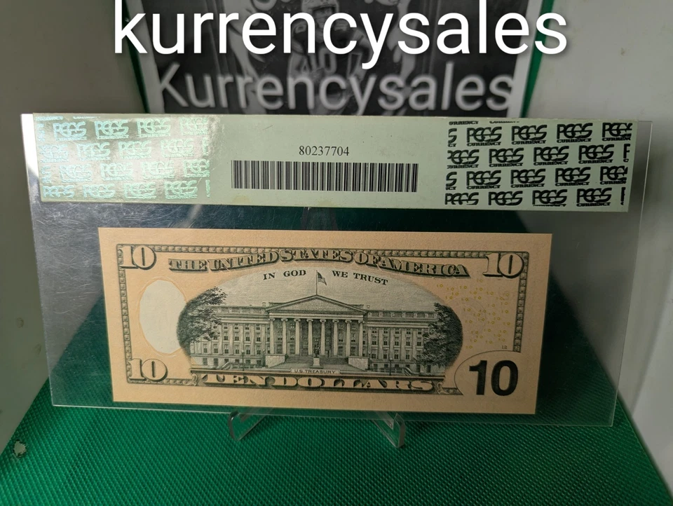 2006 - Low Serial # - $10 Federal Reserve Note - 65/4PPQ - Gem New SN 00000650 - Image 2 of 2