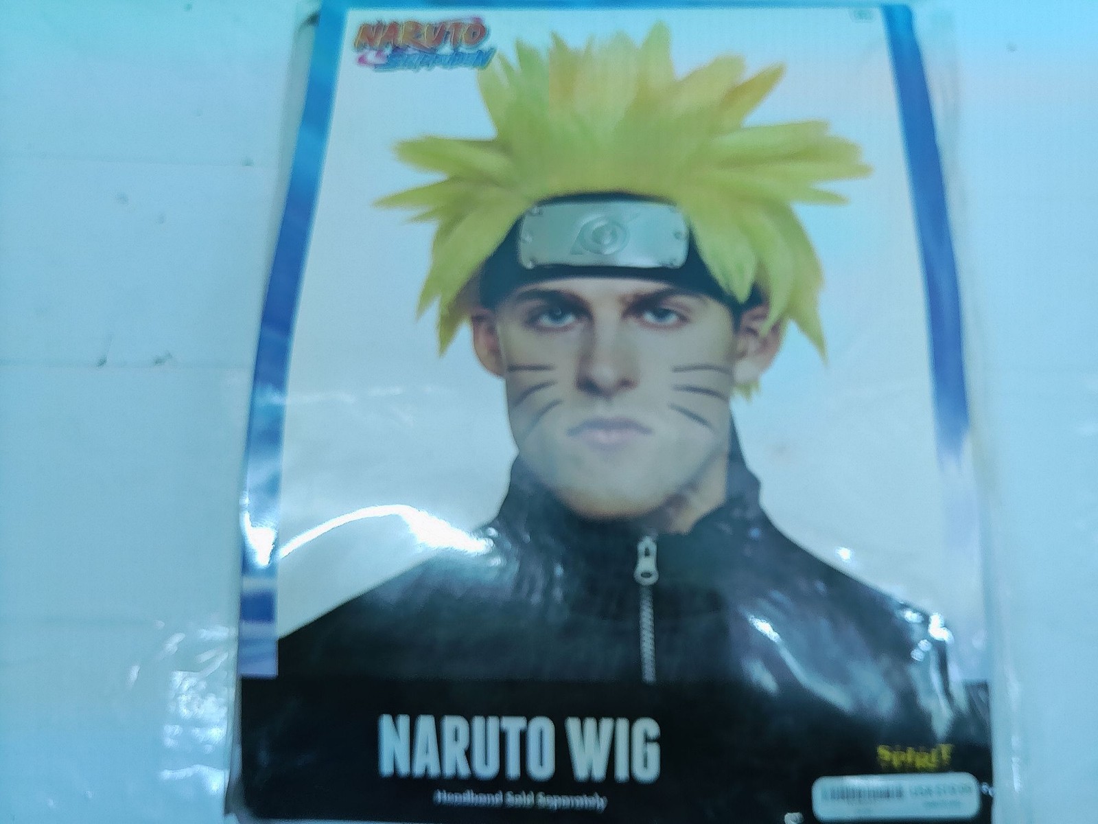 Naruto Uzumaki Latex Wig Anime Cosplay Halloween Costume Yellow Hair