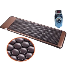Mattress Massage Heating Pad Far-Infrared Thermal Stone Therapy 150X50Cm Relieve