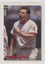 1995 Upper Deck Collector's Choice Gold Foil Signature Lenny Dykstra #365 05v0