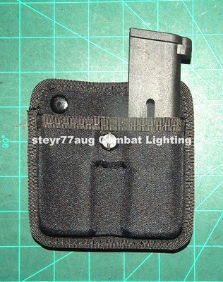 Bianchi 8020 Triple Threat Duty Nylon Magazine Pouch 2X Single Stack 1911 P220
